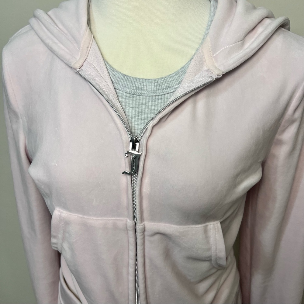 Juicy Couture x Aeropostale Baby Pink Velour Tracksuit Set Y2K Women’s Size M - Picture 11 of 15